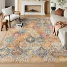 Tapete Area Lahome lavável marroquino 270x360cm creme/multi Tapete Area Lahome lavável marroquino 270x360cm creme/multi