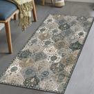 Tapete Area Lahome Moroccan Trellis 60x120cm cinza