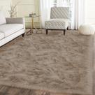 Tapete Area Latepis branco com pontas cinza Tapete felpudo 180x240cm Tapete Area Latepis branco com pontas cinza Tapete felpudo 180x240cm