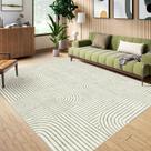 Tapete Area LUXRUG Lavável 160 x 230 cm, resistente a manchas, verde sálvia