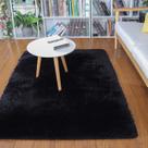 Tapete Area Merelax Soft Modern Shaggy para quarto e sala de estar