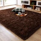 Tapete Area Ompaa Fluffy Super Soft Shaggy 150 x 240 cm marrom