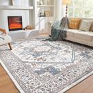 Tapete Area OPPODREAM Soft Neutral 150x210 cm Lavável Branco Creme