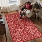 Tapete Area PureCozy Christmas Red Vintage 90x150cm lavável