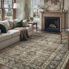 Tapete Area PureCozy Vintage Brown lavável 240x300cm