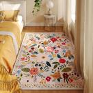 Tapete Area Rugcomf Tapete de quarto lavável antiderrapante 90x150cm