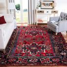 Tapete Area Safavieh Vintage Hamadan Collection 90 cm vermelho