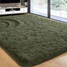 Tapete Area Softlife Ultra Soft Fluffy de 6 x 9 pés para quarto