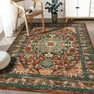 Tapete Area U'Artlines Boho Vintage 90x150cm Lavável à máquina
