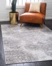 Tapete Area Unique Loom Sofia Collection Grand Light Grey