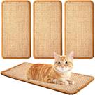 Tapete Arranhador para Gatos Tuanse 4 Peças Almofada de Sisal 40 x 20 cm