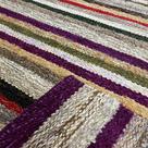 Tapete Artesanal Colorido Chenile Dupla Face 1,96m x 2,56m