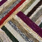 Tapete Artesanal Colorido Chenile Dupla Face 1,99m x 2,49m Tapete Artesanal Colorido Chenile Dupla Face 1,99m x 2,49m