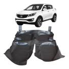 Tapete assoalho kia sportage 2011/2016 preto fosco