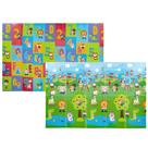 Tapete Atividade Tatame Bebê Infantil Buba Dobrável 200x150cm Impermeável Dupla Face Emborrachado ENVIO IMEDIATO