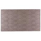 Tapete Atlanta Alto Relevo Antiderrapante 100x140cm Corttex - Geométrico 2 Marrom Tapete Atlanta Alto Relevo Antiderrapante 100x140cm Corttex - Geométrico 2 Marrom