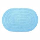 Tapete Atoalhado Banheiro Porta 40cm x 60cm Oval Allegro Algodão
