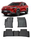 Tapete Automotivo Assoalho 3D Tipo Bandeja Bordas Elevadas Corolla Cross