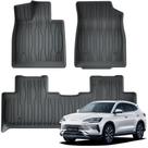Tapete automotivo bandeja de borracha para BYD Song Plus Conjunto com 3 peças Ekap