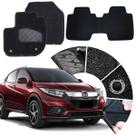 Tapete Automotivo Capacho Hrv 2019 a 2022 Original Lanzi para Preto 3 Peças 12mm Grosso e mágico