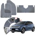 Tapete Automotivo Capacho Original Lanzi para Byd Dolphin 2025 2026 Cor Cinza 3 Peças