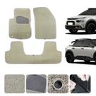 Tapete Automotivo Capacho Original Lanzi Para Citroen Cactus 17 a 2024 Cor Bege 3 Pçs Personalizado Tapete Automotivo Capacho Original Lanzi Para Citroen Cactus 17 a 2024 Cor Bege 3 Pçs Personalizado