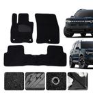 Tapete Automotivo Capacho Para Bronco Sport Cor Preta 2021 22 23 24 25 26 sem odor 3 pçs Linha Robusta Luxo Sem odor