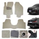 Tapete Automotivo Capacho Para Novo Fastback 2023 2024 2025 Abarth Cor Bege 12mm Inteiriço Premium