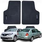 Tapete Automotivo Emborrachado Bordado Universal Veículos Renault Clio Sandero Kwid - U2866