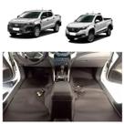 tapete automotivo premium luxo fiat strada 2020 2021 dupla