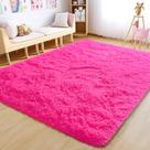 Tapete Awaytail, fofo, lavável, 120x180cm, rosa choque para quarto