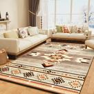 Tapete B BENRON Western para sala de estar, quarto 150x210cm, bege Tapete B BENRON Western para sala de estar, quarto 150x210cm, bege