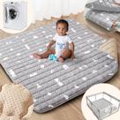 Tapete Baby Play Beavtaens 50 x 50 cm com toque super macio em cinza boho Tapete Baby Play Beavtaens 50 x 50 cm com toque super macio em cinza boho
