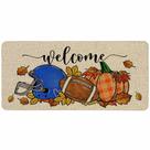 Tapete Baccessor Fall Football Pumpkin Mat 43x91 cm para interior