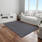 Tapete Balbeque Cru Cinza e Chumbo Sala Quarto 150x200cm