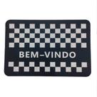 Tapete Banheiro Antiderrapante Absorvente de Secagem Rápida entregar Cor e Estampas sortidos Modelos:RETANGULAR BEM VIND