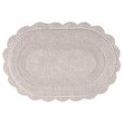 Tapete Banheiro Crochê Oval 50x80 Inrose Kacyumara - Casa K