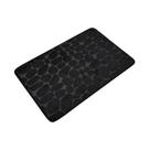 Tapete Banheiro Pedras Preto Soft Super Absorvente 40x60cm Tapete Banheiro Pedras Preto Soft Super Absorvente 40x60cm