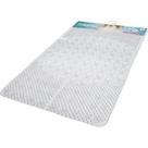 Tapete banho 65x35cm plastico transparente primafer com ventosa pr2602-2