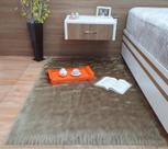 Tapete Beira De Cama Em Pelucia Pelo Alto - 1,00x0,60m