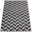Tapete Belga Vector Geométrico Moderno Branco Preto 1,00 x 1,40m