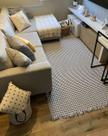 Tapete Boho Andaraí Off White/Preto 140x200cm