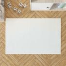 Tapete Boho Retangular 100x150cm Off White - Antiderrapante