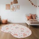 Tapete Borboletas Frisson Plus Infantil Bege , Marrom , Natural