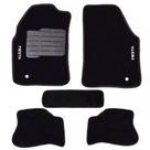 Tapete Bordado Ford New Fiesta Sedan Hatch Mexicano 5 Peças