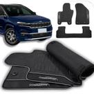 Tapete Borracha Commander 2023 2024 2025 Com Traseiro Inteiriço Bordado Luxo Cobertura Total Para Carro