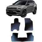Tapete Borracha Jeep Compass 2016 A 2020 Com Logo Bordado - 800.516