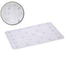 Tapete box banheiro antiderrapante pvc transp ventosa mx065
