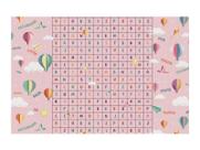Tapete Brisa Infantil 100cm x 130cm Nas Nuvens Kapazi