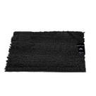 Tapete Buettner Microfibra Antiderrapante Chenille Ginko 60cmx90cm Preto
